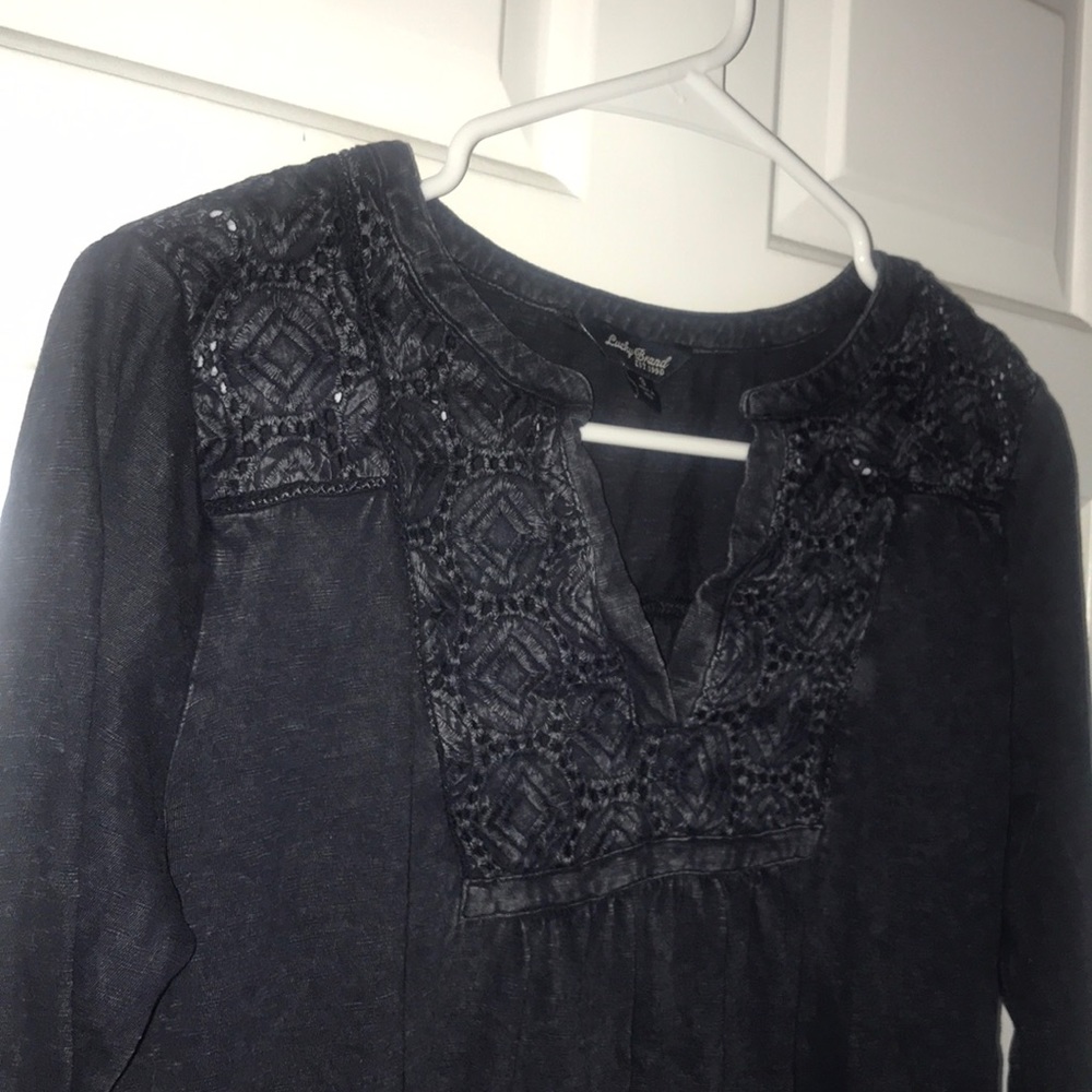 Lucky brand 3/4 sleeve shirt